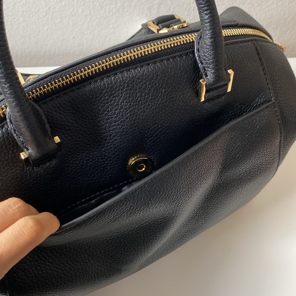 Michael Kors Riley studded pebble leather large satchel bag - Picture 3 of 7